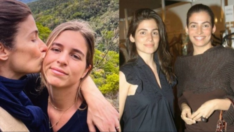 Renata Vasconcellos posa com a sobrinha e confunde web