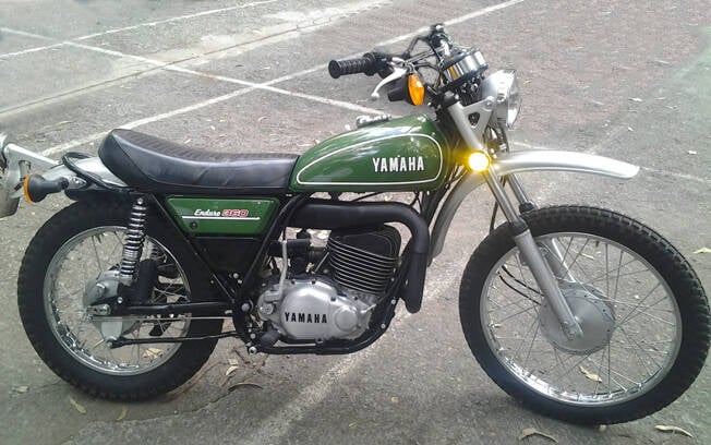 Yamaha DT 360 de 1974. Foto: Gabriel Marazzi