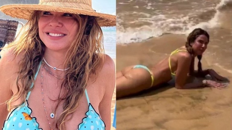 Luciana Gimenez leva caldo ao tirar foto: "Querendo fazer a blogueira"