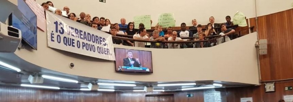 Movimento para cortar vereadores quer mais eleitores na Câmara