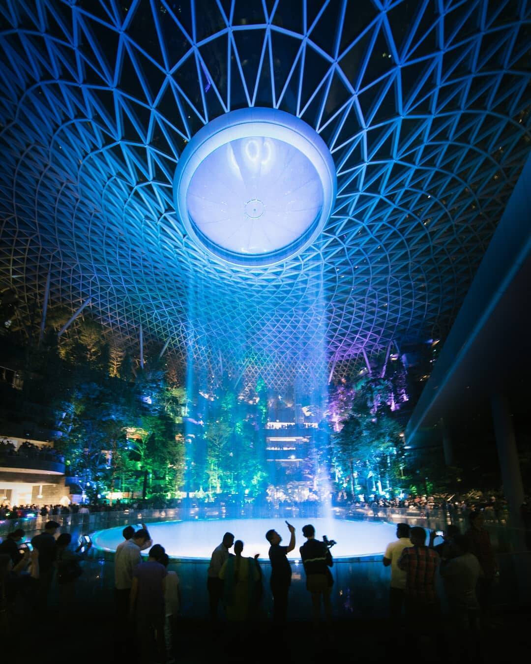 Jewel Changi Airport. Foto: Reprodução/Instagram/Fin.barr