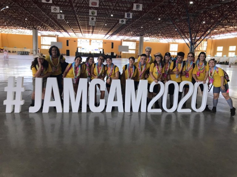 Escoteiros de Marília participam de acampamento interamericano