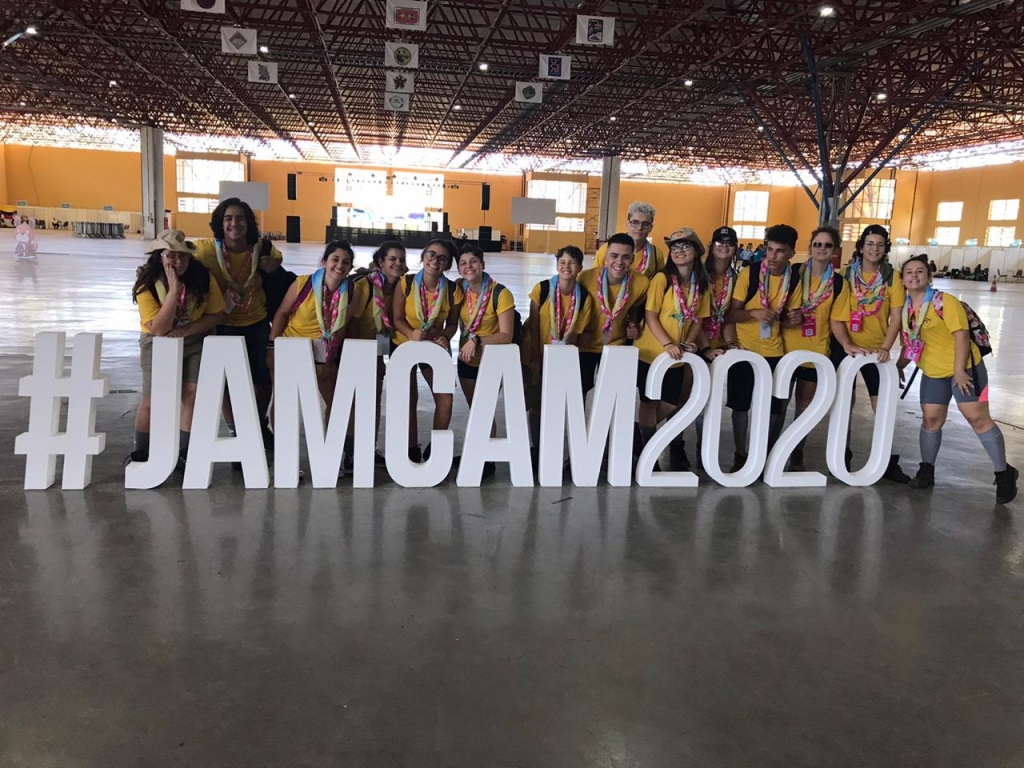 Escoteiros de Marília participam de acampamento interamericano Escoteiros de Marília participam de acampamento interamericano