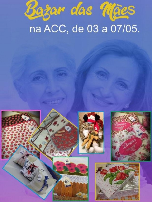 ACC faz Bazar do Dia das Mães e arrecada para manter atendimento social