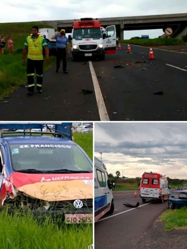 Acidente complica o trânsito e mobiliza atendimento na zona norte de Marília