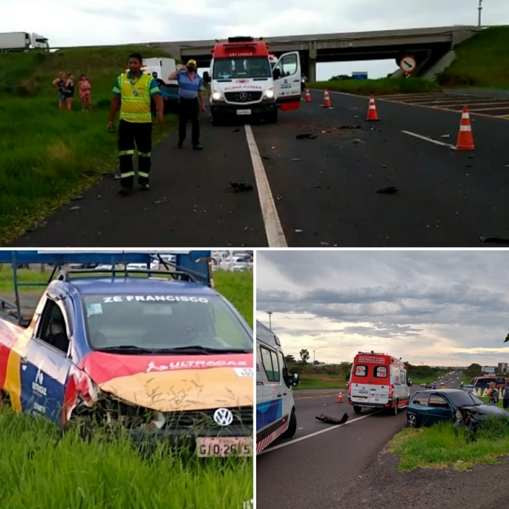 Acidente complica o trânsito e mobiliza atendimento na zona norte de Marília
