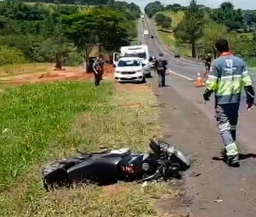 Morre em Marília policial vítima em acidente de moto na BR-153