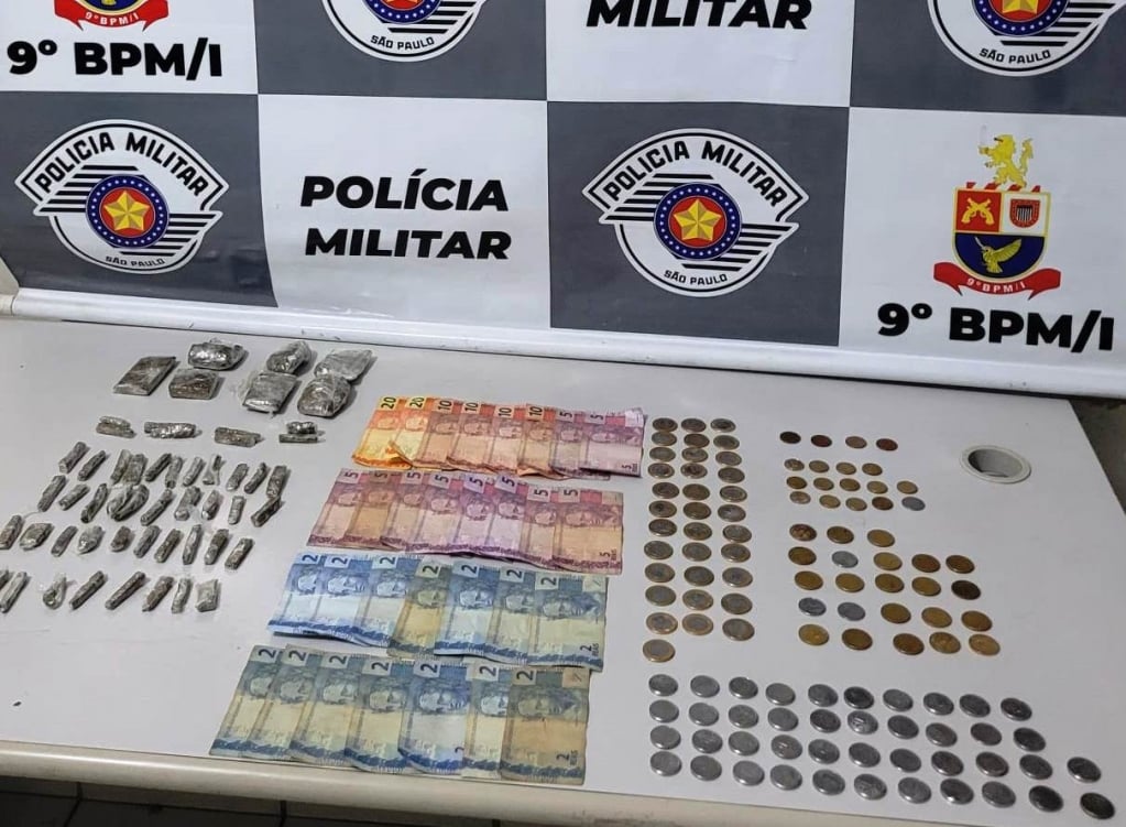 Adolescente flagrado com drogas receberia 30% das vendas