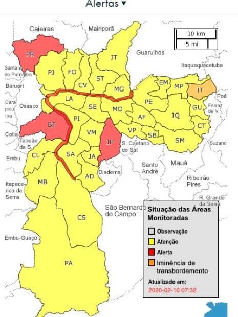 chuvas monitoramento