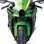 Kawasaki Ninja ZX-10R está equipada com motor de 998 cm³ e quatro cilindros. . Foto: Divulgação