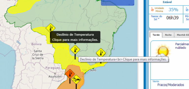 Climatempo prevê 7º - Marília entra em alerta para queda de temperatura