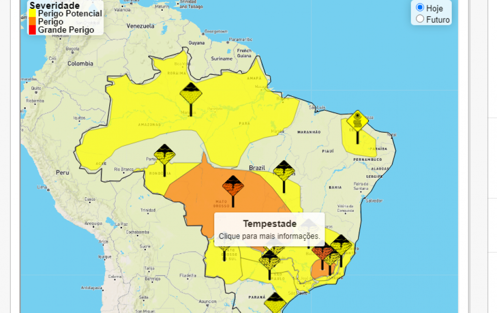 Marilia e região têm alerta para tempestade; chuva no final de semana