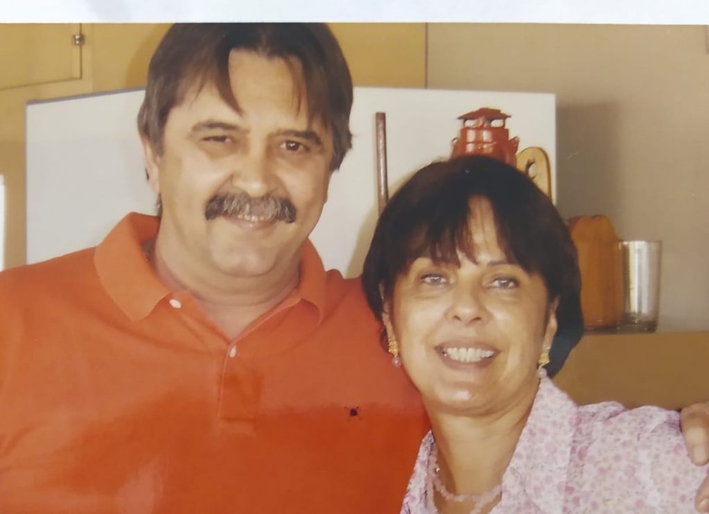 Antonio José Teruel Rodrigues com a esposa, Hortência – Arquivo Pessoal