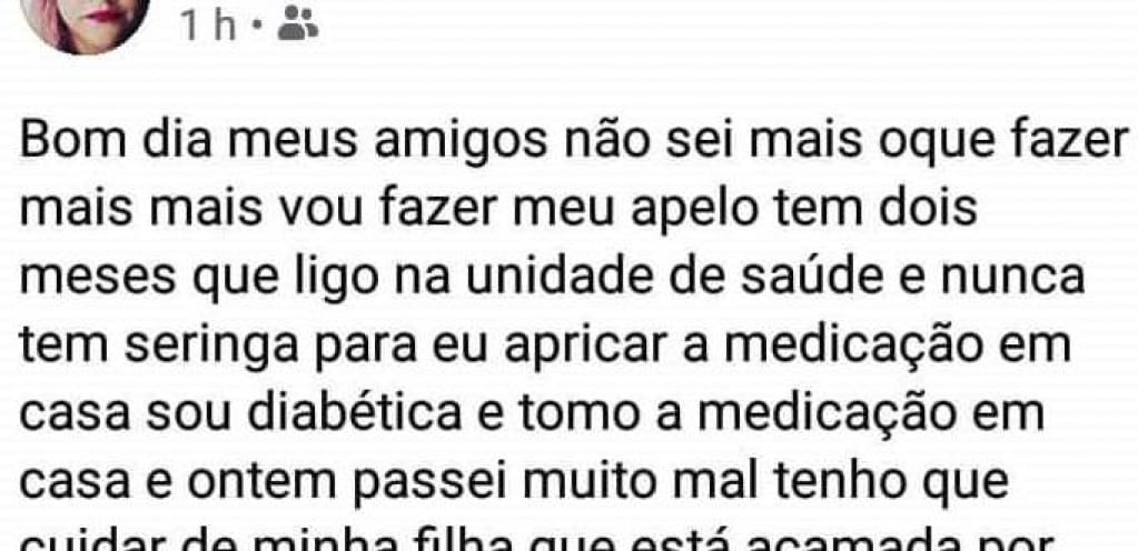 Mulher faz apelo por remédio em Vera Cruz: ‘tenho que cuidar da filha”