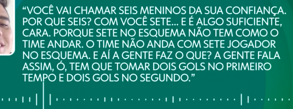 Reportagem divulgada pelo Esporte Espetacular mostra conversa que indiciaria esquema de apostas e manipulação – Reprodução