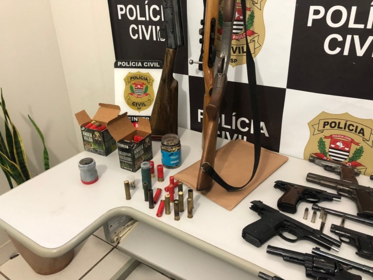 Morte no Motel - Operação apreende armas de coronel em Garça e mais buscas na região