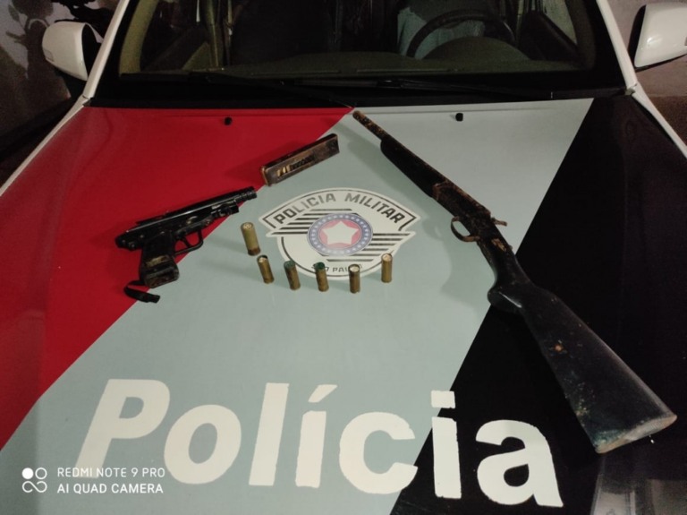 Pintor é preso por posse de armas e munições na zona norte de Marília