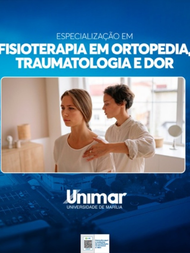 Pós-graduação de Fisioterapia em Ortopedia, Traumatologia e Dor da Unimar une teoria e prática