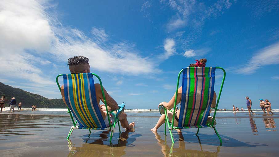 A cidade de Praia Grande fica a 77 km de São Paulo. Foto: Divulgação/PMPG 19.12.2022