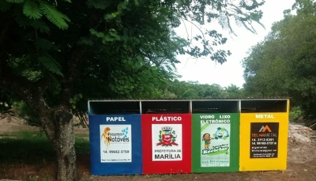 Coleta seletiva ganha novo ponto de descarte na zona norte de Marília