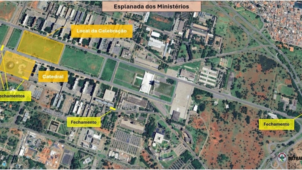Agência Brasília Trânsito terá mudanças para a celebração de Corpus Christi no Distrito Federal Agência Brasília Trânsito terá mudanças para a celebração de Corpus Christi no Distrito Federal