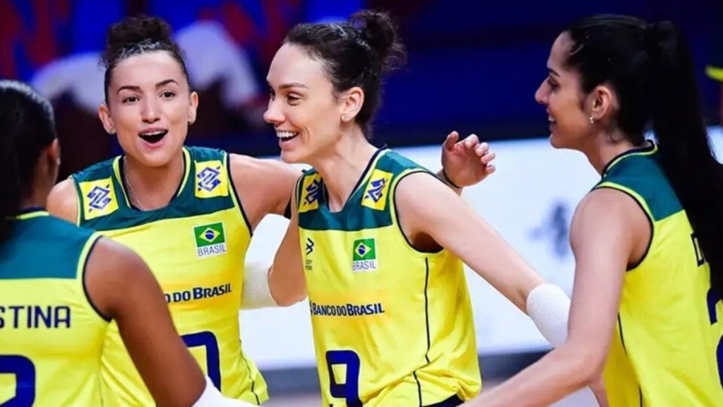 ESTADÃO CONTEÚDO Brasil bate a Holanda pela Liga das Nações feminina de vôlei
