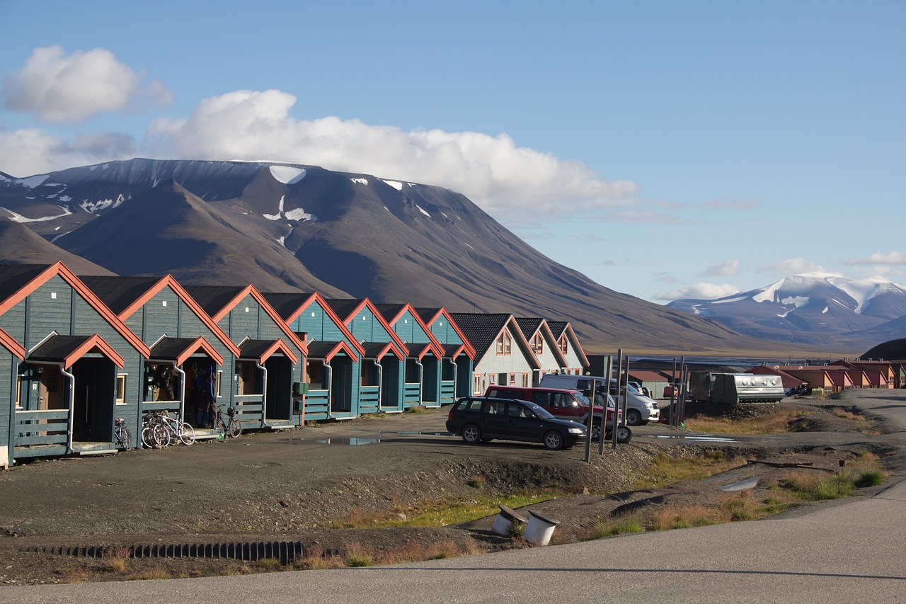 Casas em Svalbard, região de Longyearbyen . Foto: Gus888/Pixabay - 13/01/2015