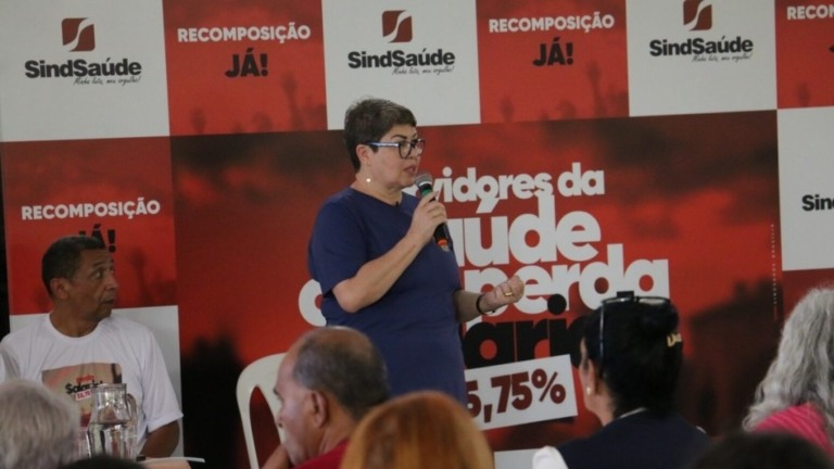 Caio Barbieri Servidores da Saúde realizam assembleia por recomposição salarial de 35,75%