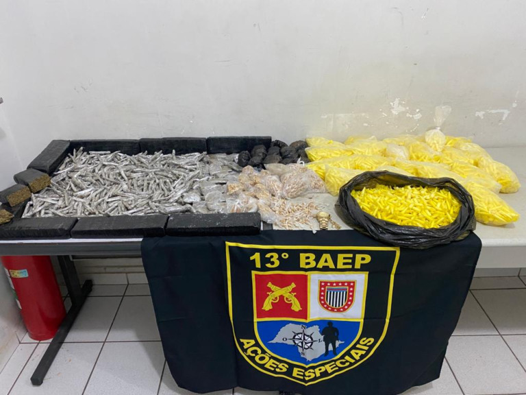 Baep prende um e apreende drogas avaliadas em R$ 210 mil em Marília