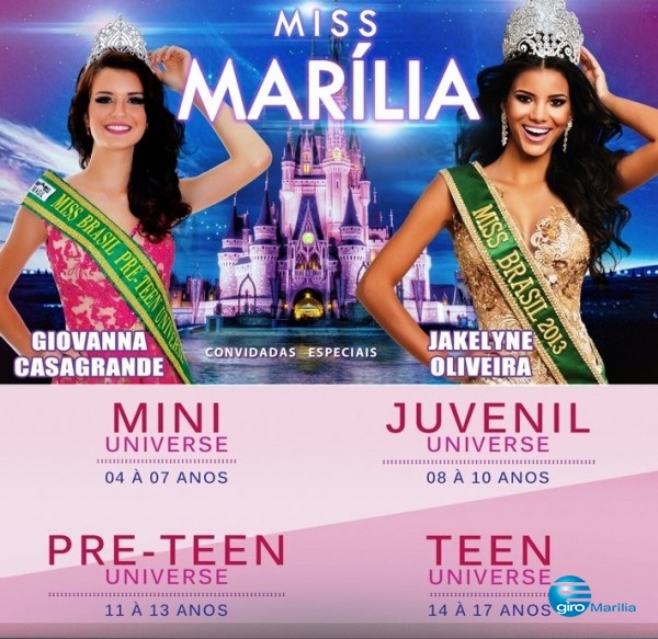 Concurso vai eleger miss Mini, Juvenil, Pré-teen e Teen