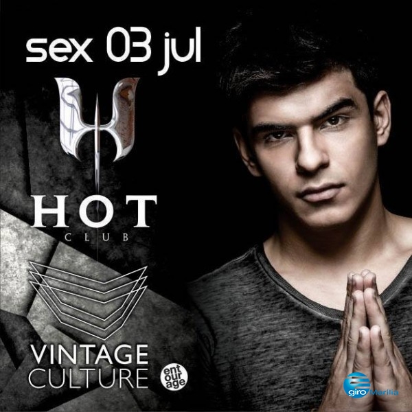 Vintage Culture é alternativa de house music no sexta – Divulgação.