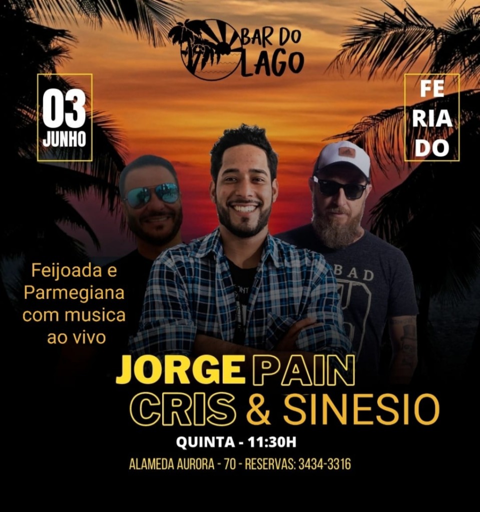Feriado tem gastronomia, música e espaço em restaurante à beira do lago em Marília Feriado tem gastronomia, música e espaço em restaurante à beira do lago em Marília