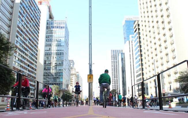 Avenida Paulista em dia normal