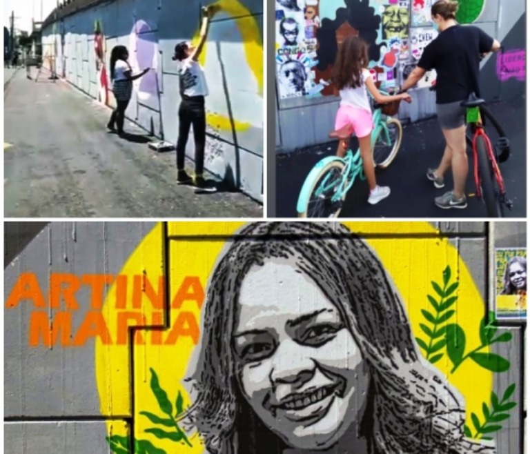 Beco Resistência une artistas e moradores e retoma intervenções na rua em Marília