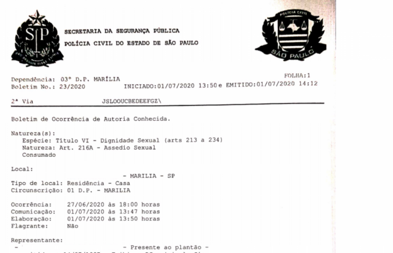 Rapaz de 17 anos acusa patrão de assédio sexual em Marília; polícia investiga