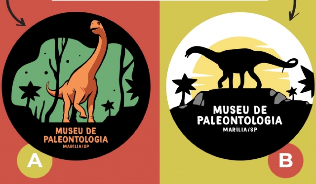 Votação na internet escolhe logotipo para Museu dos Dinossauros em Marília