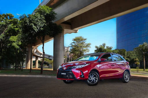 Toyota Yaris Hatch e Sedan. Foto: Divulgação