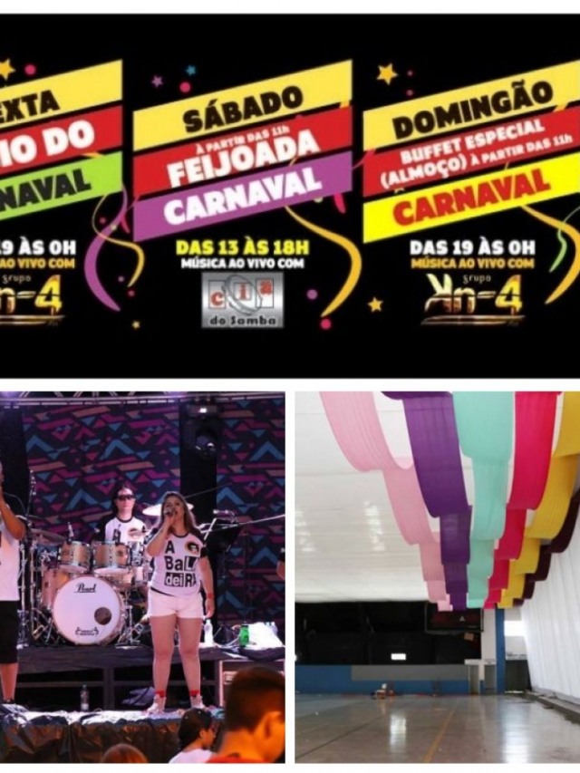 CARNAVAL – Chaplin terá tendas e bandas; Circo e Yara fazem bailes