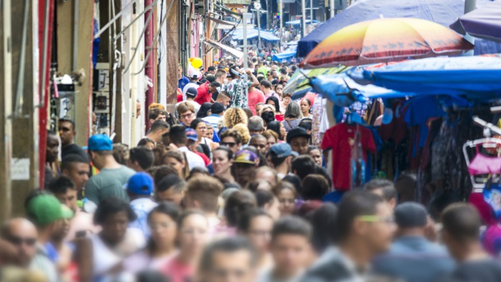 População em rua no centro de SP