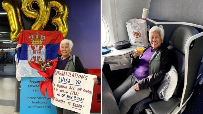 Reprodução/Instagram Luisa Yu viaja por 193 países e completa sua volta ao mundo