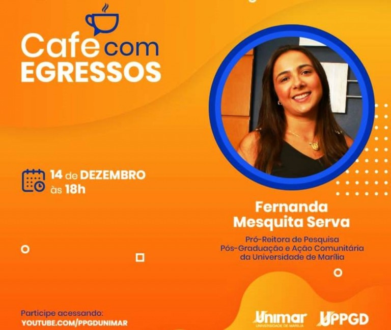 Pós da Unimar lança interação de egressos e alunos; Fernanda Serva abre roteiro