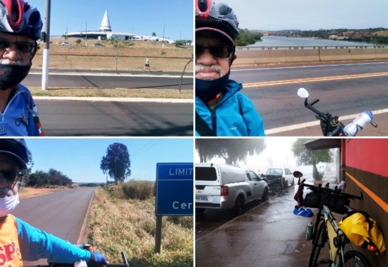 Cesar de Bike - Aposentado faz rota de bicicleta pelo Oeste Paulista e chega a Marília