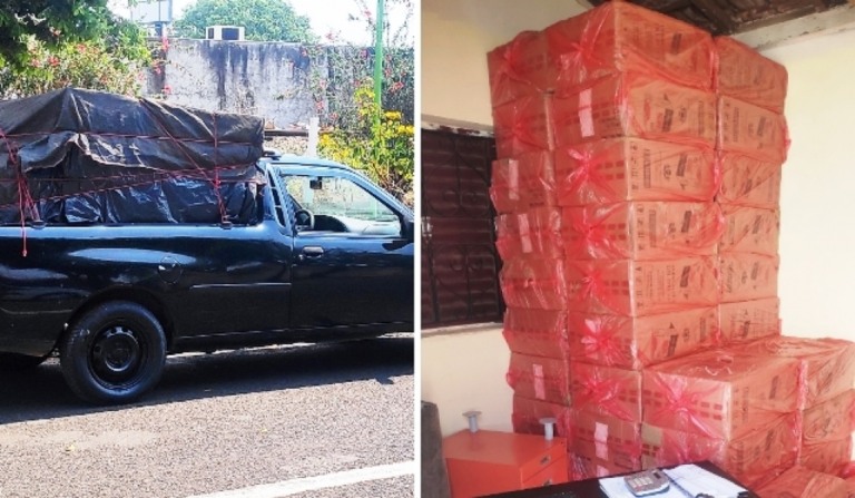 Polícia descobre depósito e apreende 43 mil maços de cigarros em Marília