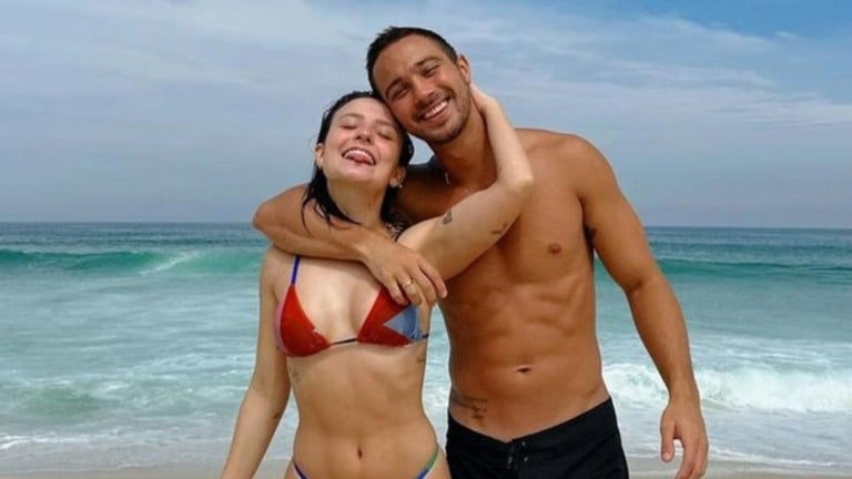 André Luiz e Larissa Mnoela exibe novos momentos de minilua de mel: ‘Meu amor’