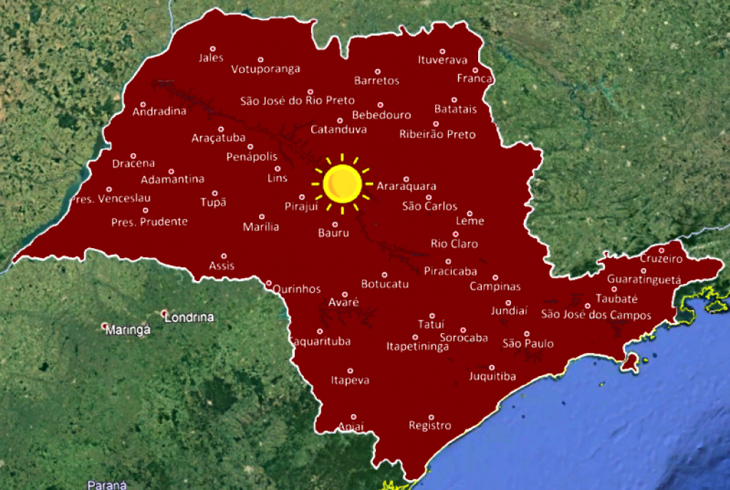 Marília terá tempo aberto, mínimas abaixo de 10º e nova frente fria a caminho