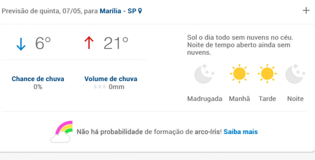Meteorologia prevê "forte frente fria" e queda brusca de temperatura até Dia das Mães