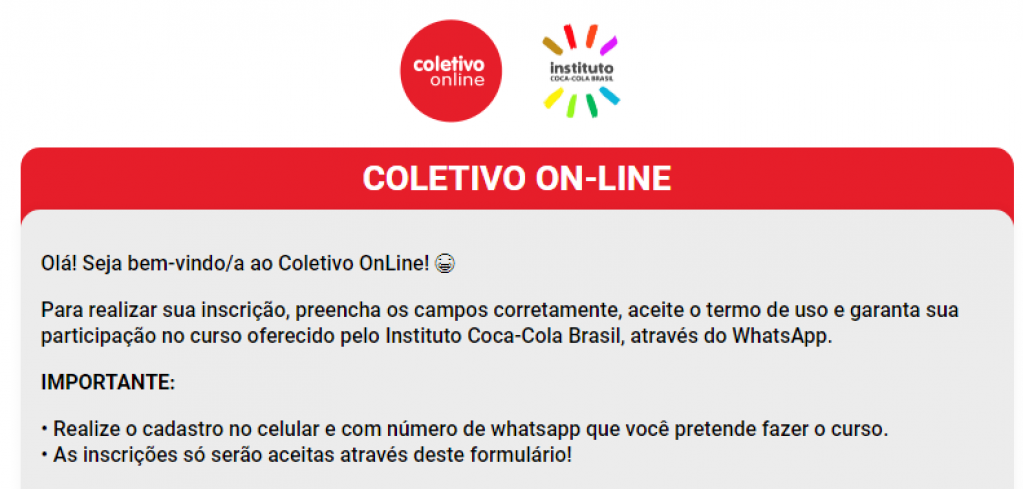 Curso gratuito da Coca-Cola capacita jovens e abre canal com 400 empregadores