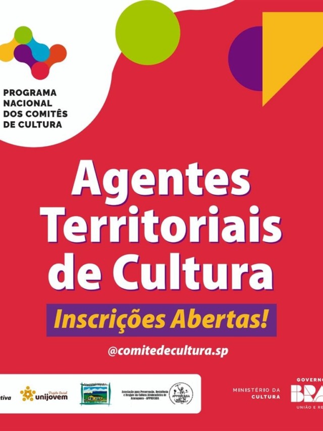 Comitê busca agentes de cultura em Marília e região; prazo final de inscrições