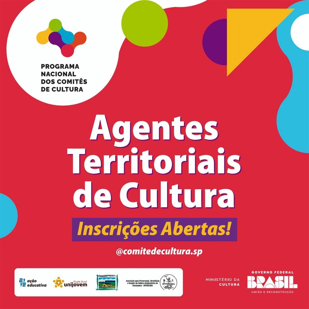 Comitê busca agentes de cultura em Marília e região; prazo final de inscrições