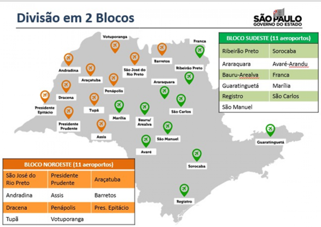 Estado lança concessão do aeroporto de Marília em bloco com 11 cidades